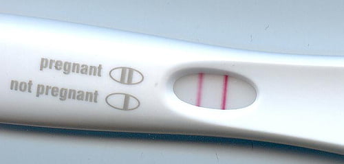 Priprava na nosečnost - 2. del 3 Pregnancy test result